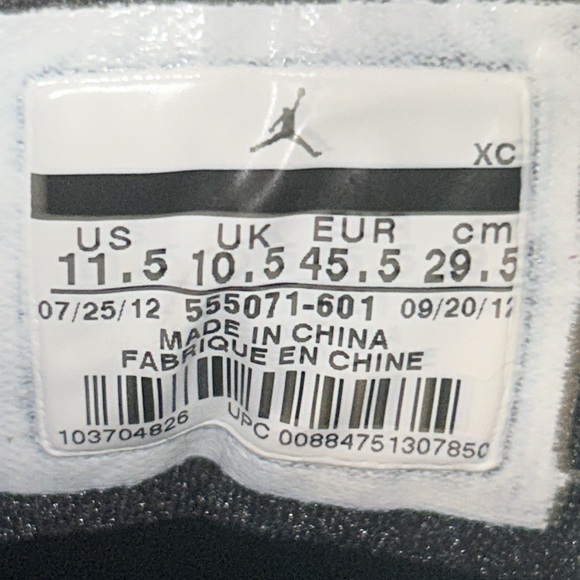 Jordan 1 Retro “97 TXT Gym Red” Men’s Size 11.5 - Picture 8 of 12